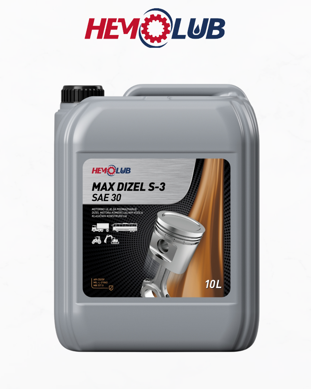 HEMOLUB MAX DIZEL S-3 SAE 30 10L