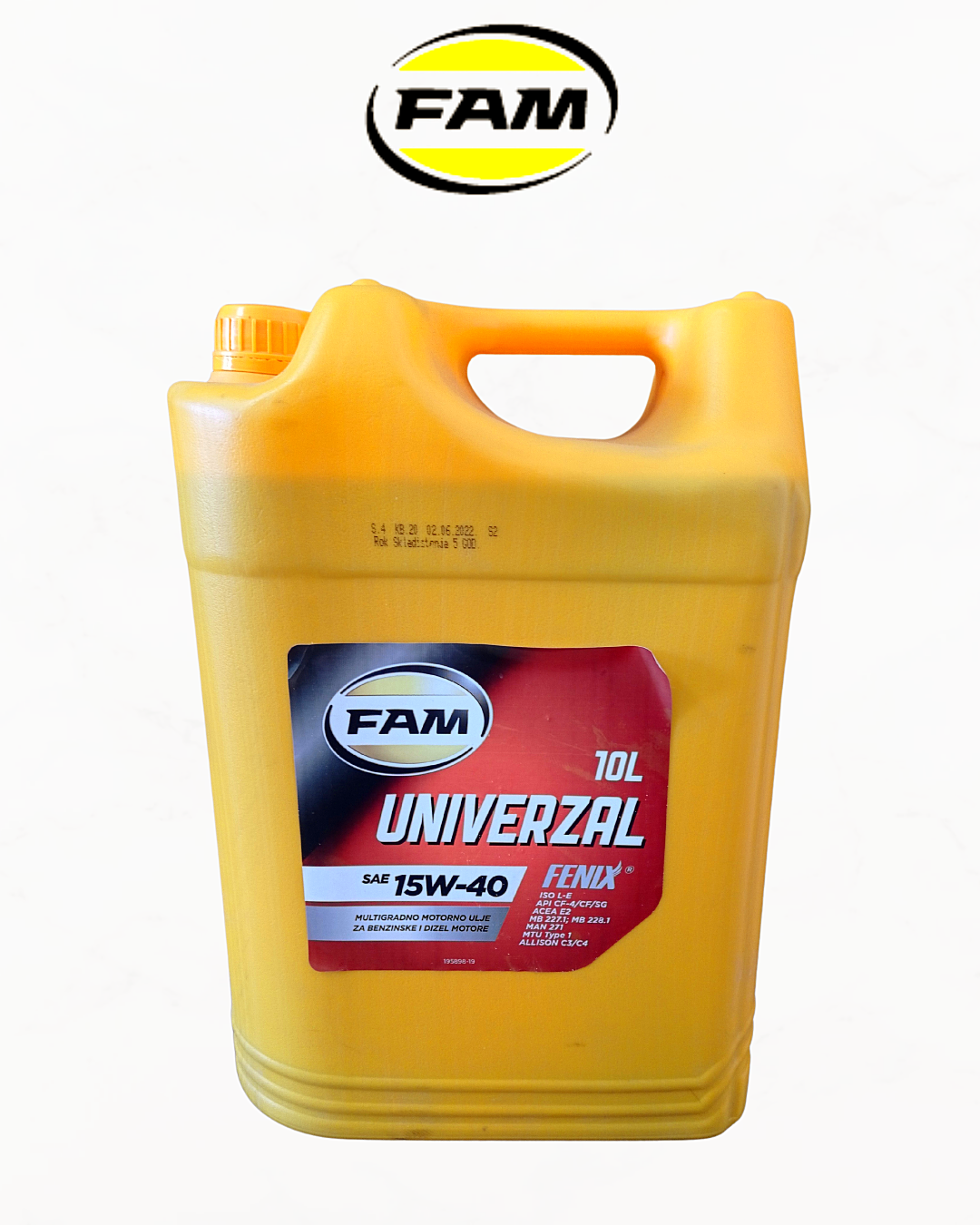 FAM FENIX SAE 15W-40 UNIVERZAL 10L