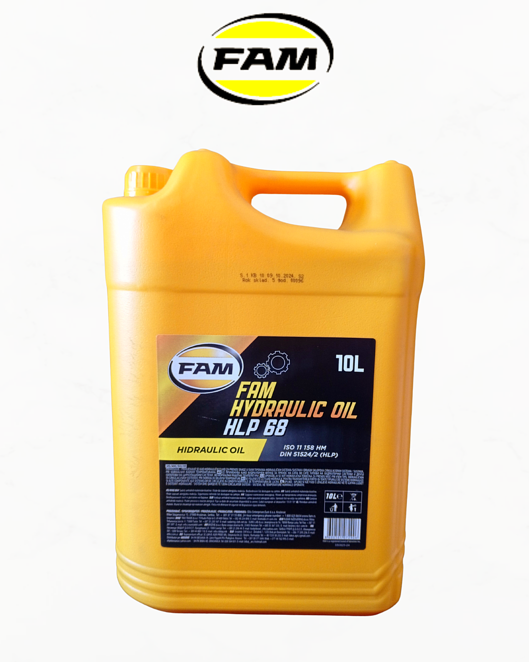 FAM HYDRAULIC HLP 68 10L