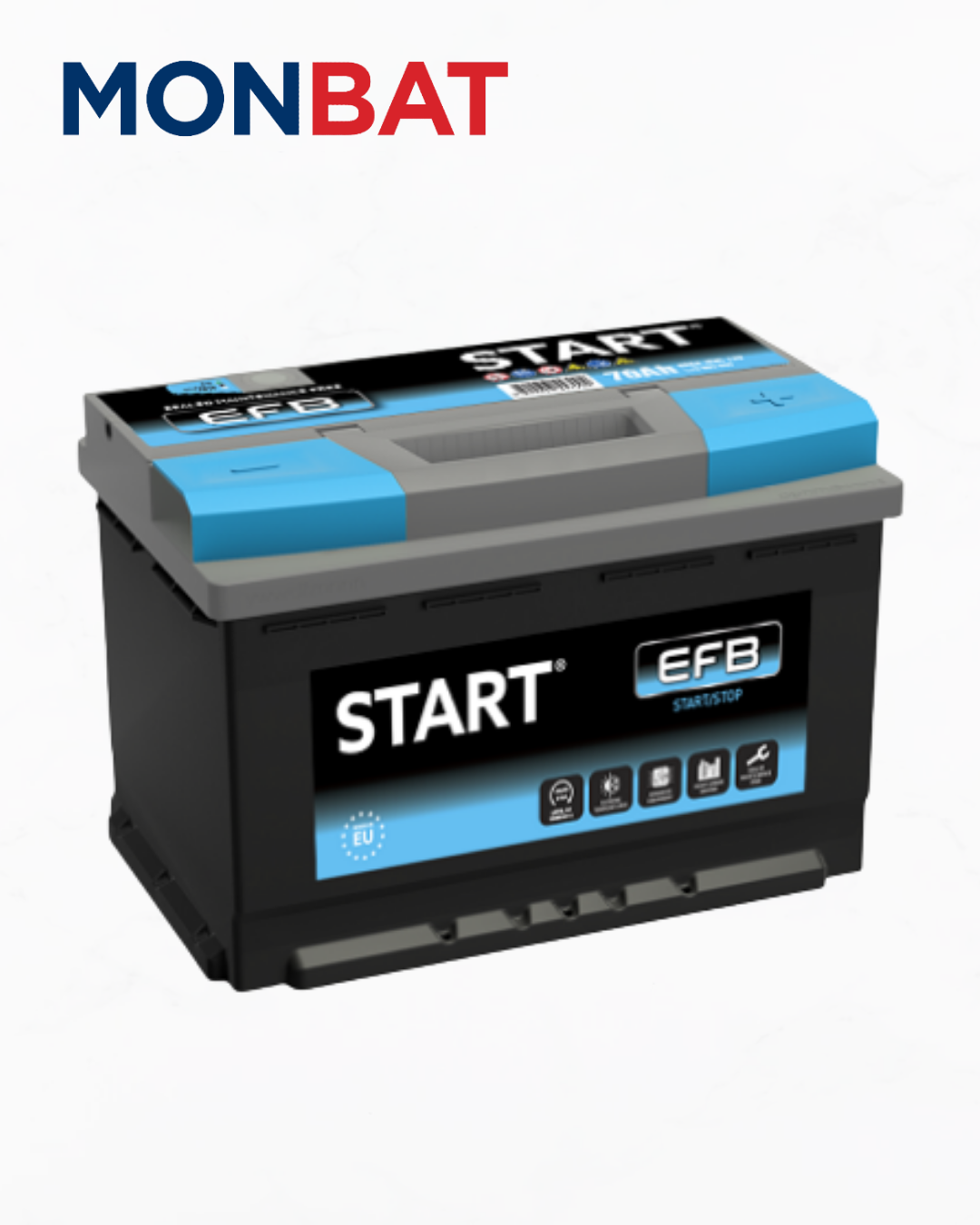 MONBAT 12V - 70Ah EFB START STOP